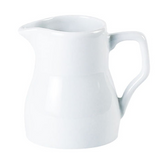 Porcelite Classic White Milk Jug 11oz (Pack of 6)